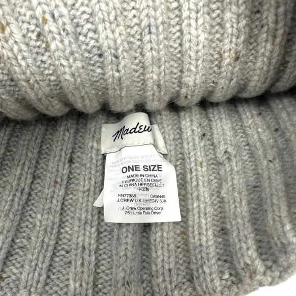 Madewell Multicolor Pom Beanie Gray One Size - Picture 4 of 7